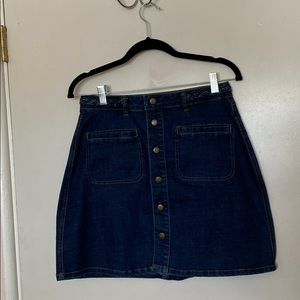 Harper denim skirt